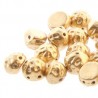 Baroque Cabochon 2 Fori 7 mm Light Gold Mat - 10 pz