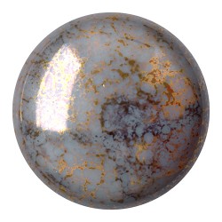 Cabochon par Puca® 18 mm Mordore Opaque Amethyst Bronze - 1 pz