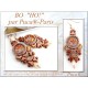 Cabochon par Puca® 18 mm Happy Festive Season Collection Limited Edition Crystal Mat Bronze - 1 pz