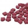 Ginkgo Leaf Bead 7,5 x 7,5 mm Matte Velvet Maroon - 5 g