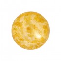 Cabochon par Puca® 18 mm Opaque Beige Spotted - 1 pz