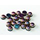 Cabochon Doppio Foro 6 mm Jet Labrador Full - 10 pz