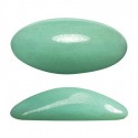 Cabochon 3D Athos® par Puca® 20x10 mm Opaque Light Green Turquoise Luster - 2 pz