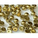 Cabochon Doppio Foro 6 mm Crystal Amber Full - 10 pz