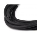 Filo Silicone Forato 3 mm Nero - 1 m