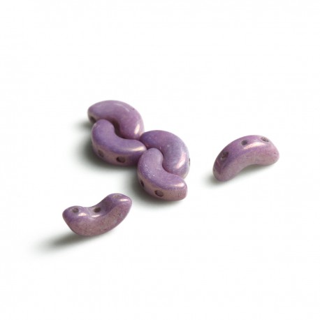 Arcos® par Puca® 5x10 mm Opaque Mix Amethyst/Gold Ceramic Look - 10 g