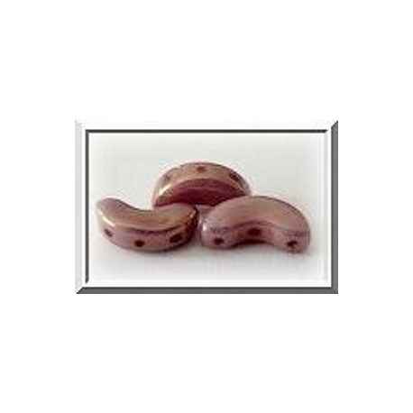 Arcos® par Puca® 5x10 mm Opaque Mix Violet/Gold Ceramic Look - 10 g