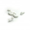 Arcos® par Puca® 5x10 mm Opaque White Ceramic Look - 10 g