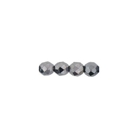 Mezzo Cristallo 8 mm Hematite - 20 Pz