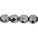 Mezzo Cristallo 8 mm Hematite - 20 Pz