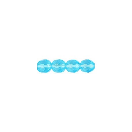 Mezzo Cristallo 8 mm Aquamarine - 20 Pz