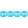 Mezzo Cristallo 8 mm Aquamarine - 20 Pz