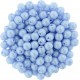 Perle Tonde in Vetro di Boemia 4 mm Powdery Pastel Blue - 50 Pz