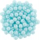 Perle Tonde in Vetro di Boemia 4 mm Powdery Pastel Turquoise - 50 Pz