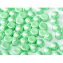 Cabochon Doppio Foro 6 mm Pastel Light Green - 10 pz